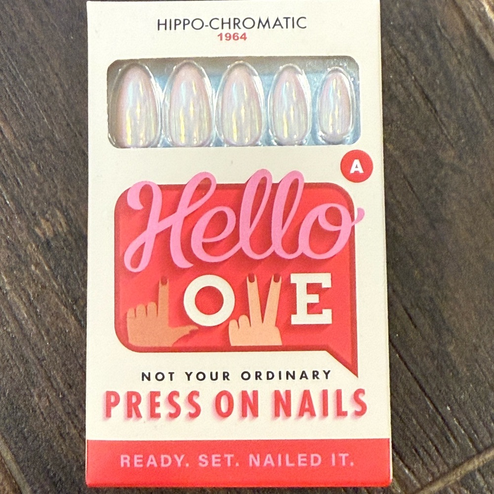 5 sets Hello Love Press On Nails various color and style